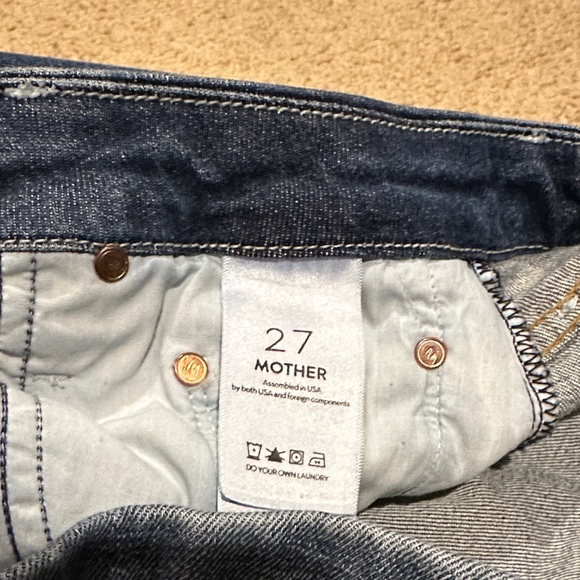 MOTHER Dark Blue Ankle Jeans - Picture 8 of 10
